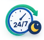Open 24/7